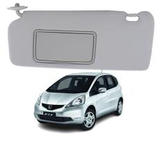 Quebra sol com espelho honda fit 03-08 ld esquerdo - NEWTEC