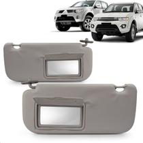 Quebra Sol L200 2005 2006 2007 2008 2009 2010 2011 2012 2013 2014 Cinza Espelho Lado Direito