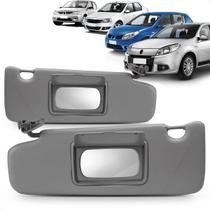 Quebra Sol Logan Sandero 07 a 23 Duster Oroch 12 a 23 Cinza Escuro Espelho Lado Direito