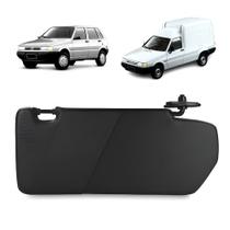 Quebra Sol Preto com Bolsa Fiat Uno Fiorino 1993 a 2003 Lado Direito Newtec Nt1002ft