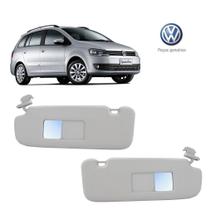 Quebra Sol Spacefox 2016 Iluminação Cinza VW Par