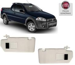 Quebra-Sol Strada Working 2015 Com Espelho Fiat Par - NWT