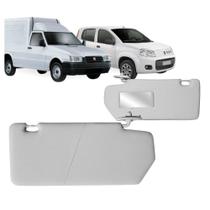 Quebra Sol Uno Fiorino 2004 A 2010 Cinza Com Espelho Quebra Sol Uno Fiorino 2004 A 2010 Cinza Com Espelho