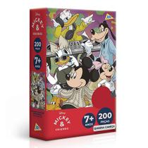 Quebracabeça 200 pç mickey real life 3335 Quebracabeça 200 pç mickey real life 3335