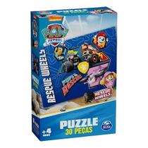 QuebraCabeça 30 Peças Patrulha Canina Grow Infantil com Personagens da Série para Crianças a Partir de 4 Anos