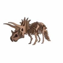 QuebraCabeça 3D Triceratops Coleção Dinossauros 37 peças QuebraCabeça 3D Triceratops Coleção Dinossauros 37 peças