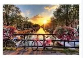 Quebracabeça 500 peças amsterdam 0863 premium pais e filhos