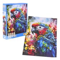 Quebracabeça De 1000 Peças Papagaio Colorido Animal Toys Import Quebracabeça De 1000 Peças Papagaio Colorido Animal Toys Import