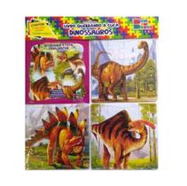 Quebrando a Cuca - Dinossauros 3 Livro para Colori