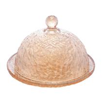 Queijeira Com Tampa Lyor Petra 19,5cm Cristal