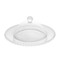 Queijeira Cristal de Chumbo Pearl 20x9cm Wolff