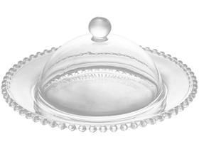 Queijeira Cristal de Chumbo Pearl 20x9cm Wolff Queijeira Cristal de Chumbo Pearl 20x9cm Wolff