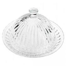 Queijeira Cristal Empire Lyor 20 cm com Tampa