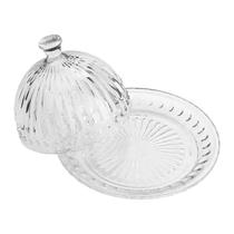 Queijeira de Cristal com Tampa Empire 20cm 7404 - Lyor