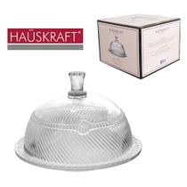 Queijeira De Vidro Com Tampa Linha Tableware Hauskraft Premium 12,5x19cm De Ø