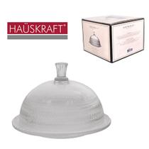 Queijeira De Vidro Com Tampa Linha Tableware Hauskraft Premium 12,5x19cm De Ø
