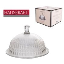 Queijeira De Vidro Com Tampa Linha Tableware Hauskraft Premium 12,5x19cm De Ø