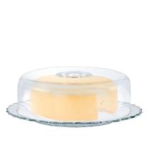 Queijeira de Vidro com Tampa Plástica Gourmet Ruvolo