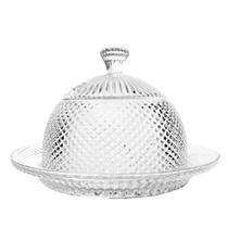 Queijeira em Cristal c/Tampa Esplanada Transpar. 20x13cm Queijeira em Cristal c/Tampa Esplanada Transpar. 20x13cm