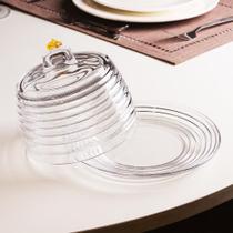 Queijeira Lyor Little Bee 19cm x 13,5cm Cristal Queijeira Lyor Little Bee 19cm x 13,5cm Cristal