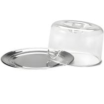 Queijeira Porta Queijo Bandeja Inox Tampa Acrilico Brinox Queijeira Porta Queijo Bandeja Inox Tampa Acrilico Brinox
