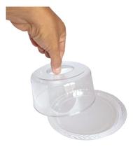 Queijeira Porta Queijo Com Tampa De Acrílico Cristal 16 Cm Queijeira Porta Queijo Com Tampa De Acrílico Cristal 16 Cm