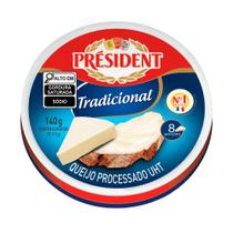 Queijo Processado UHT Président Tradicional 140g Queijo Processado UHT Président Tradicional 140g