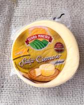 Queijo Suíço Cremoso Artesanal Serra Mineira Produzido em Campestre MG, 450g