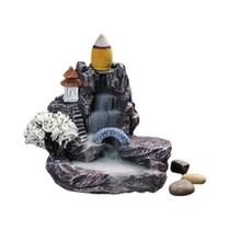 Queimador de Incenso Backflow com Cascata - Decoração para Casa e Aromaterapia