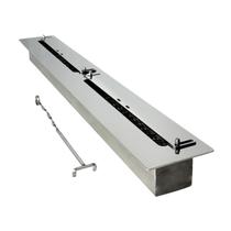 Queimador Ecológico Lareira A Álcool Ou Etanol 1 metro Inox Queimador Ecológico Lareira A Álcool Ou Etanol 1 metro Inox