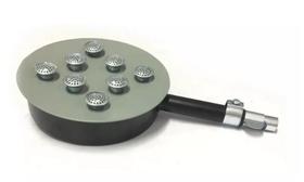 Queimador Fogão Inox 8 Caulins Regulável p/ Alta Pressão Gás (83A)