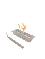 Queimador Lareira Ecológica 45 cm Inox Escovado OQ 45