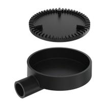 Queimador Palmatoria Curto Completo De Fogão Em Ferro 13cm