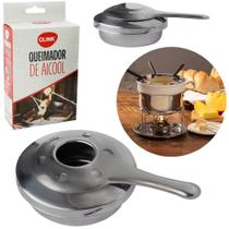 Queimador para aparelho de fondue de inox a alcool em gel 14,5x9,5cm de ø - CLINK