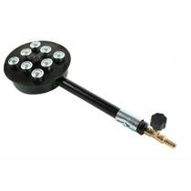 Queimador Para Fogão Pasteleiro Grande 8 Caulins C/ Registro Roa