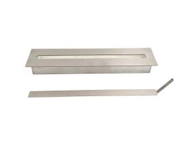 Queimador para Lareira Ecológica Ouky OQ 65 65 cm Inox Escovado