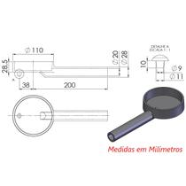 Queimador Simples Completo Fogão Industrial Ferro N03 11cm