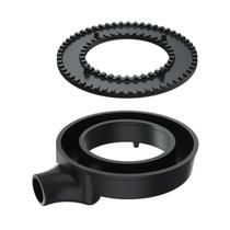Queimador Simples Dupla Chama Completo Fogão Ferro N1 15cm