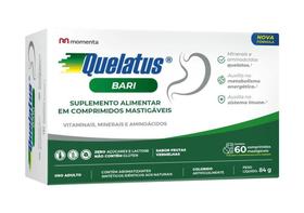 Quelatus Bari Nova Formula Com 60 Comprimidos Mastigaveis Frutas Vermelhas - Momenta