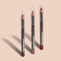 Quem disse, Berenice Kit Lápis Contorno Labial: Marronis 1,1g + Nudetis 1,1g + Vermetis 1,1g
