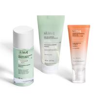 Quem disse, Berenice Kit Skincare Skin.q: Gel de Limpeza + Solução Renovadora Duplo Combate + Creme Facial Dia Antioxidante FPS 50