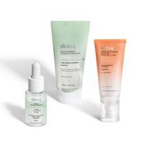 Quem disse, Berenice Kit Skincare Skin.q: Sérum Triplo Combate + Gel de Limpeza + Creme Facial Dia Antioxidante FPS 50