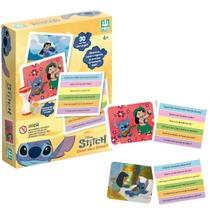 Quem Viu O Stitch Jogo Didático Da Memória Brinquedo com 30 Cartas e Acessórios