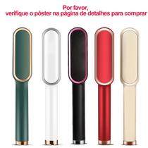 Quente alisadores de cabelo escova de cabelo feminino styler curling ferro elétrico quente pente alisador aquecimento
