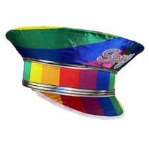Quepe Chapéu Arco-Íris Sexy Adulto Fantasia Carnaval