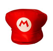 Quepe Chapéu Boina Super Mário Fantasia Festa Carnaval