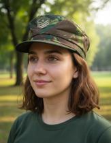 Quepe Soldado Militar Exército Adulto Simples Quepe Soldado Militar Exército Adulto Simples