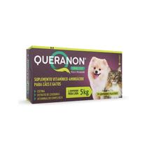 Queranon 5 kg 30 Comprimidos Cães Gatos Porte Pequeno Pelagem e Crescimento Pelo Queranon 5 kg 30 Comprimidos Cães Gatos Porte Pequeno Pelagem e Crescimento Pelo