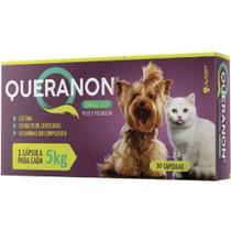 Queranon Small Size Suplemento Alimentar para Cães e Gatos 5 Kg Avert - 30 comprimidos