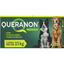 Queranon Vitaminas Pele E Pelagem Cães 30 Cápsulas - AVERT